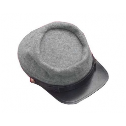 Deluxe Enlisted Man's Kepi - Conferderate