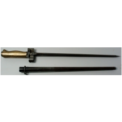 French Model 86/93/16/35 Bayonet & Scabbard, (Brass Grip)