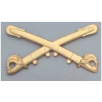 Replica Brass Kepi Insignia - Cavalry