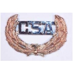 Civil War Replica CSA Cap Pin - Confederate