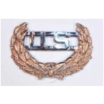 Civil War Replica Union Cap Pin - Union "US"