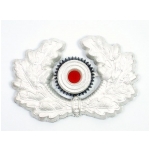 Army Peaked Cap Wreath and Cockade (Metal)