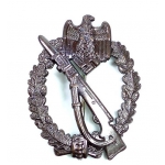 Army Infantry Assault Badge in Bronze for Panzer Grenadiers