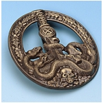 Army/Waffen S.S. Anti Partisan Combat Badge in Bronze