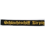 Kriegsmarine Cap Tally "Schlachtschiff Tirpitz"