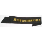 Kriegsmarine Cap Tally "Kriegsmarine"