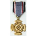 Luftshutz or Civil Defence 1st Class Cross in Gilt