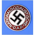 N.S.D.A.P. Nazi Party Membership Lapel Badge