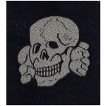 Waffen S.S. Enlisted Man's Cap Skull (Silk Woven)