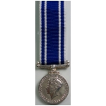 Police L.S.& Good Conduct Medal, Old Type, (mini)