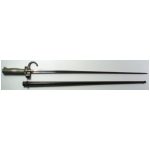 French 1886 Epee Bayonet and Scabbard