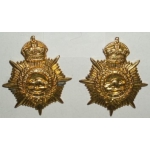 WWI Canadian Army Service Corps Collar Insignia, pair