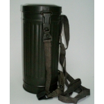 WWII German M38 Gas Mask Canister with Straps