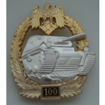 Panzer Assault Badge, "100"