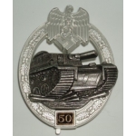 Panzer Assault Badge, "50"