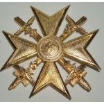 Spanish Cross in Gold with Swords