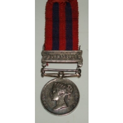 British India General Service Medal With Burma 1885-7 Bar, (mini)