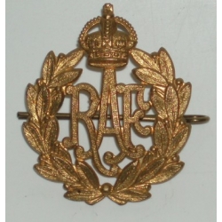 British RAF, E. M. Brass Cap Badge, K.C.