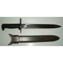 US M1905E1 M1 Garand Bayonet & Scabbard, (UC 1942)
