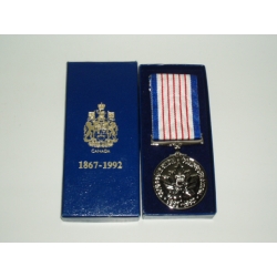 Canada 125 Anniversary Of Confederation Medal, (orig)