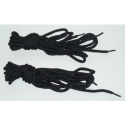 Black Combat Boot Laces, 63", (2 Pair)
