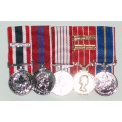Canadian 5 Medal Mini Group