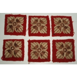 Canadian Artillery Officer Rank Pips, (set of 6)
