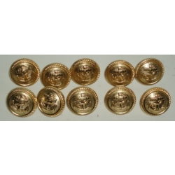 Kriegsmarine Tunic Buttons, (Lot of 10)
