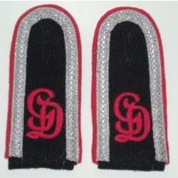 Army Artillery Unteroffizier "GD" Division Shoulder Boards