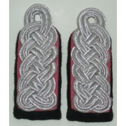 Waffen SS Panzer Major's Shoulder Boards