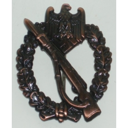 Infantry Assault Badge, Bronze, (Hollow)