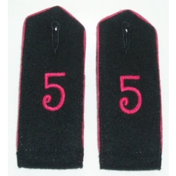 Army EM 5th Panzer Regt. Shoulder Boards