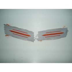 Army, Orange EM Collar Tabs, Pair, (orig)