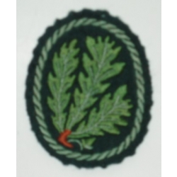 Army EM Jager Sleeve Badge, Dark Green,(orig)