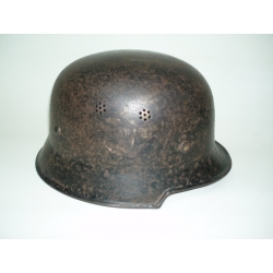 WWII German M34 Fire Police Helmet, (orig)