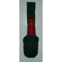 Army Green/Red/Green Troddel, Wool