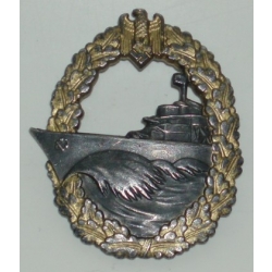 Kriegsmarine Destroyers Badge, (f.o.)