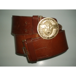 NSDAP Political Leader's Belt & Buckle, (orig)