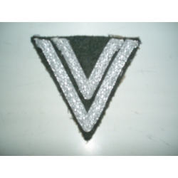 Army/Waffen SS Rank Chevron, Field Grey, (orig)