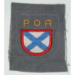 Russian Volunteer, "POA" Sleeve Patch, (orig)