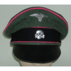 Waffen SS Crusher Cap, (Pink Piping)