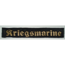Kriegsmarine EM Cap Tally, (orig)