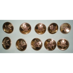 Soviet Buttons, Large, (Lot of 10)