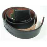 Enlisted Man's Black Leather Belt