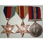 WWII British 3 Medal Group