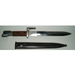 Belgian FN Type A Parade Bayonet & Scabbard