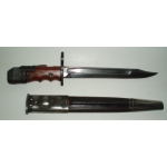 British No. 7 Mk I Bayonet & Leather Scabbard, (M47)
