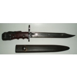 British No. 7 Mk I Bayonet & Scabbard, (M/78, Brown Grip)