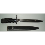 British No 7 Mk I Bayonet & Scabbard, (M78-Black Grip)