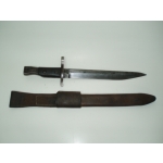 Canadian Ross 1910 Bayonet, (unmarked) & Scabbard, (US Marked)